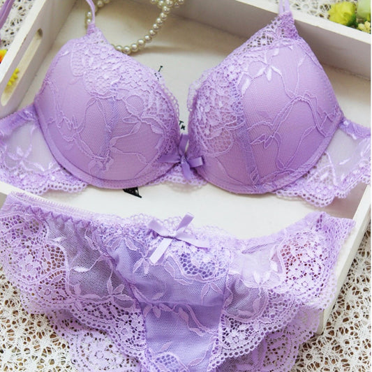 Women Bra Lingerie Embroidery Corset Women Underwear Lace Floral Lingerie