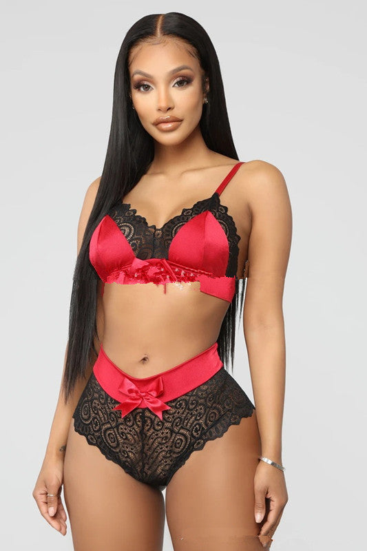 Toot Sexy Lingerie Sexy Sling Lace Bra Two-piece